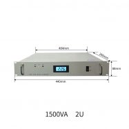 1500VA Rack Mount 48 VDC Pure Sine Wave Inverter 2U - Image 2